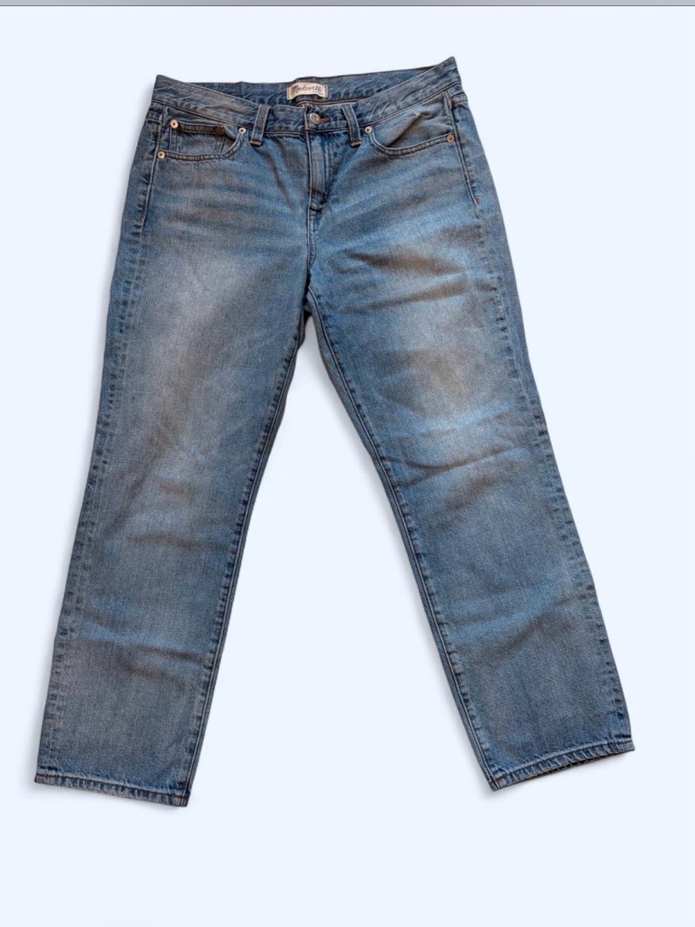 Madewell Women's Light Blue Straight-Leg Jeans